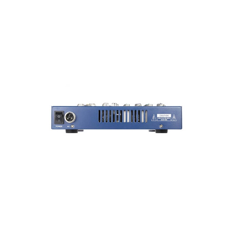 Μίκτης Ήχου για 4 Κανάλια & 3-Band EQ, Θύρα USB, AUX & 2 Είσοδοι για Μικρόφωνο